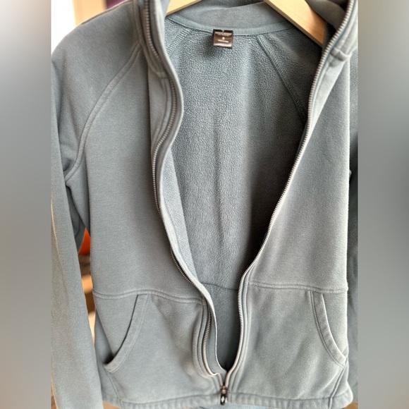Sketchers Ladies Teal Athletic Zip Up FLEECE Jacket Front pockets Size S - Picture 10 of 10